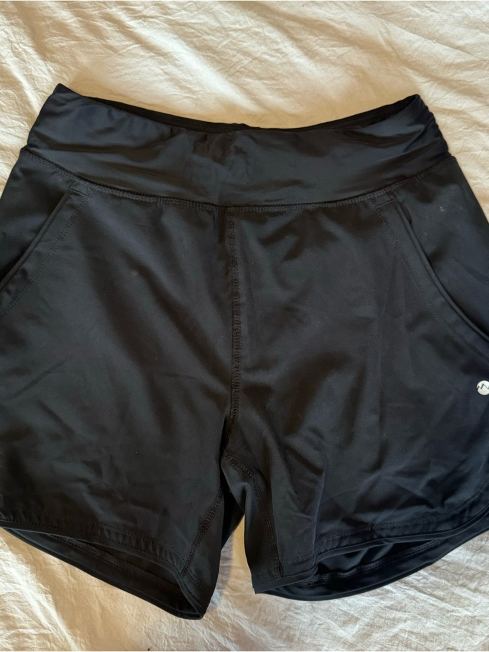 Women's Black Athletic Shorts